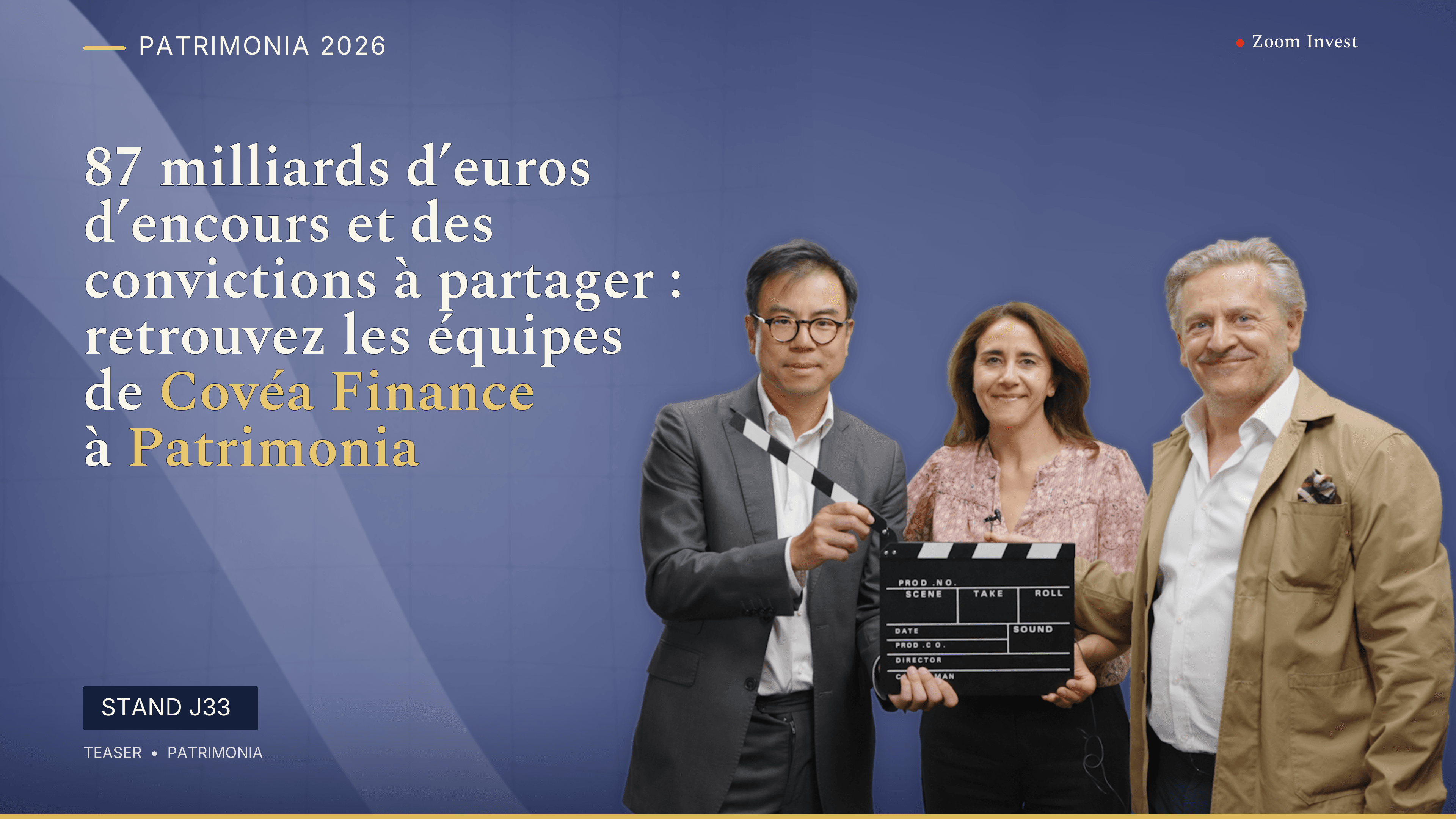 87 milliards d’euros d’encours et des convictions à partager : retrouvez les équipes de Covéa Finance à Patrimonia