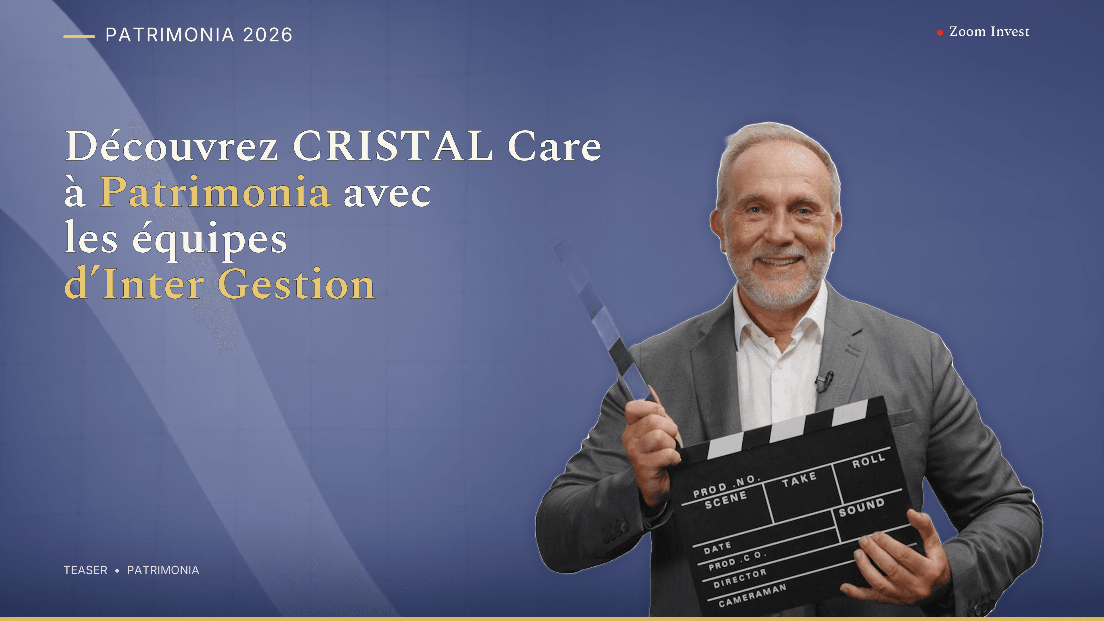 Découvrez CRISTAL Care à Patrimonia avec les équipes d’Inter Gestion