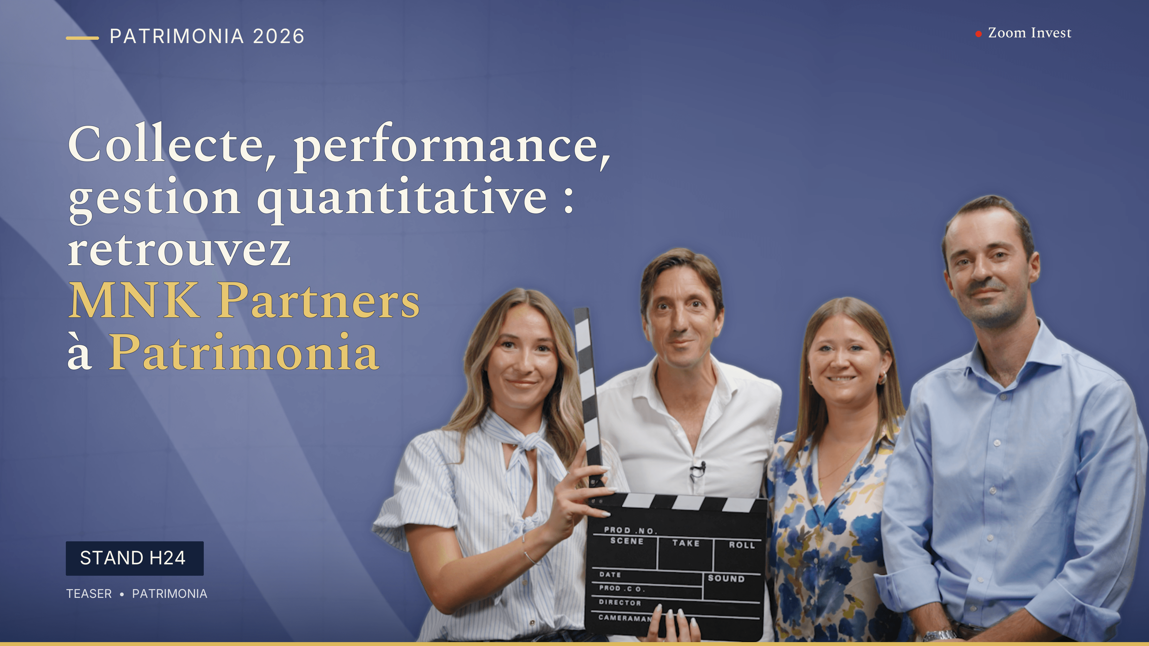 Collecte, performance, gestion quantitative : retrouvez MNK Partners à Patrimonia