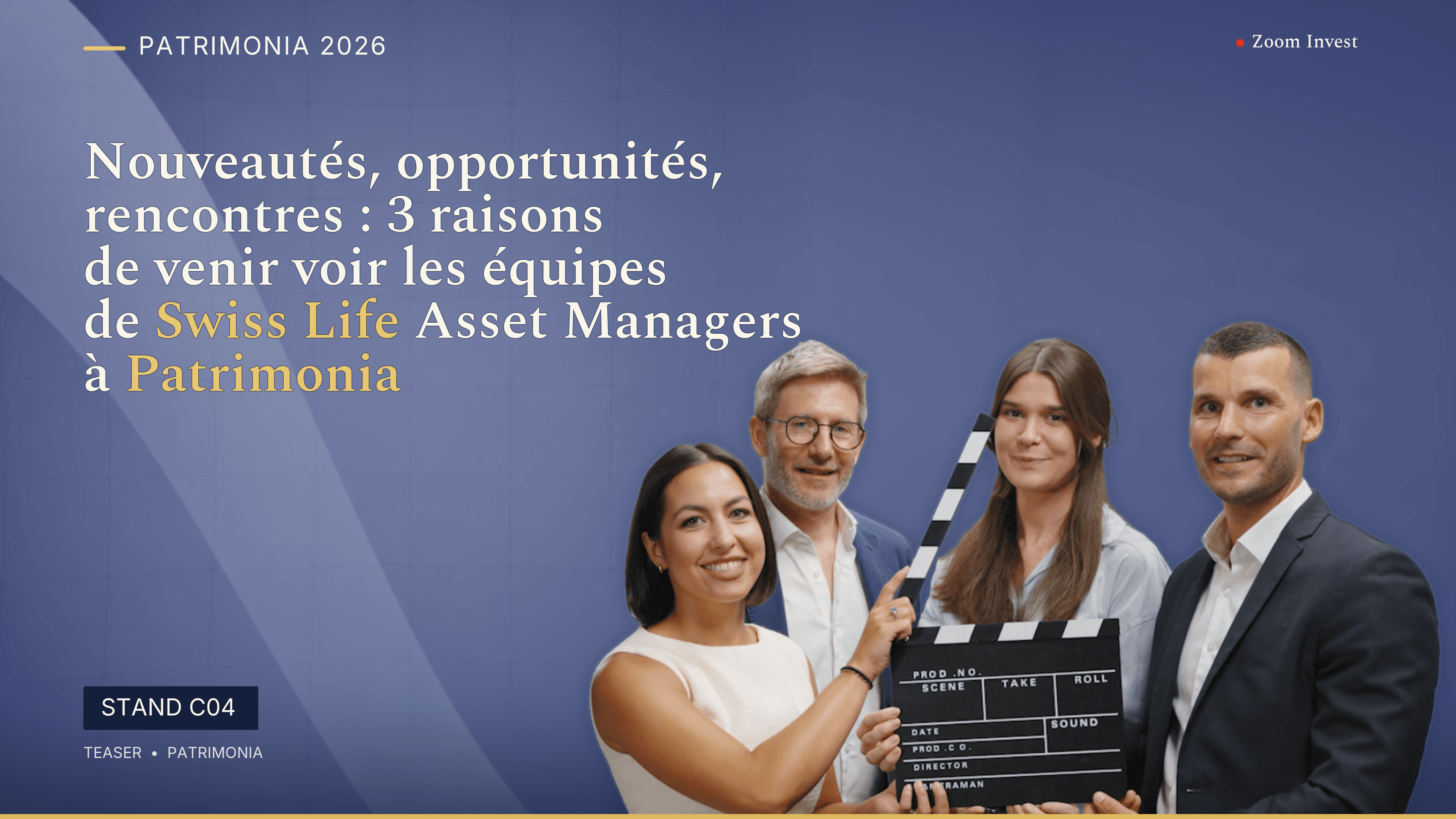 Nouveautés, opportunités, rencontres : 3 raisons de venir voir les équipes de Swiss Life Asset Managers à Patrimonia