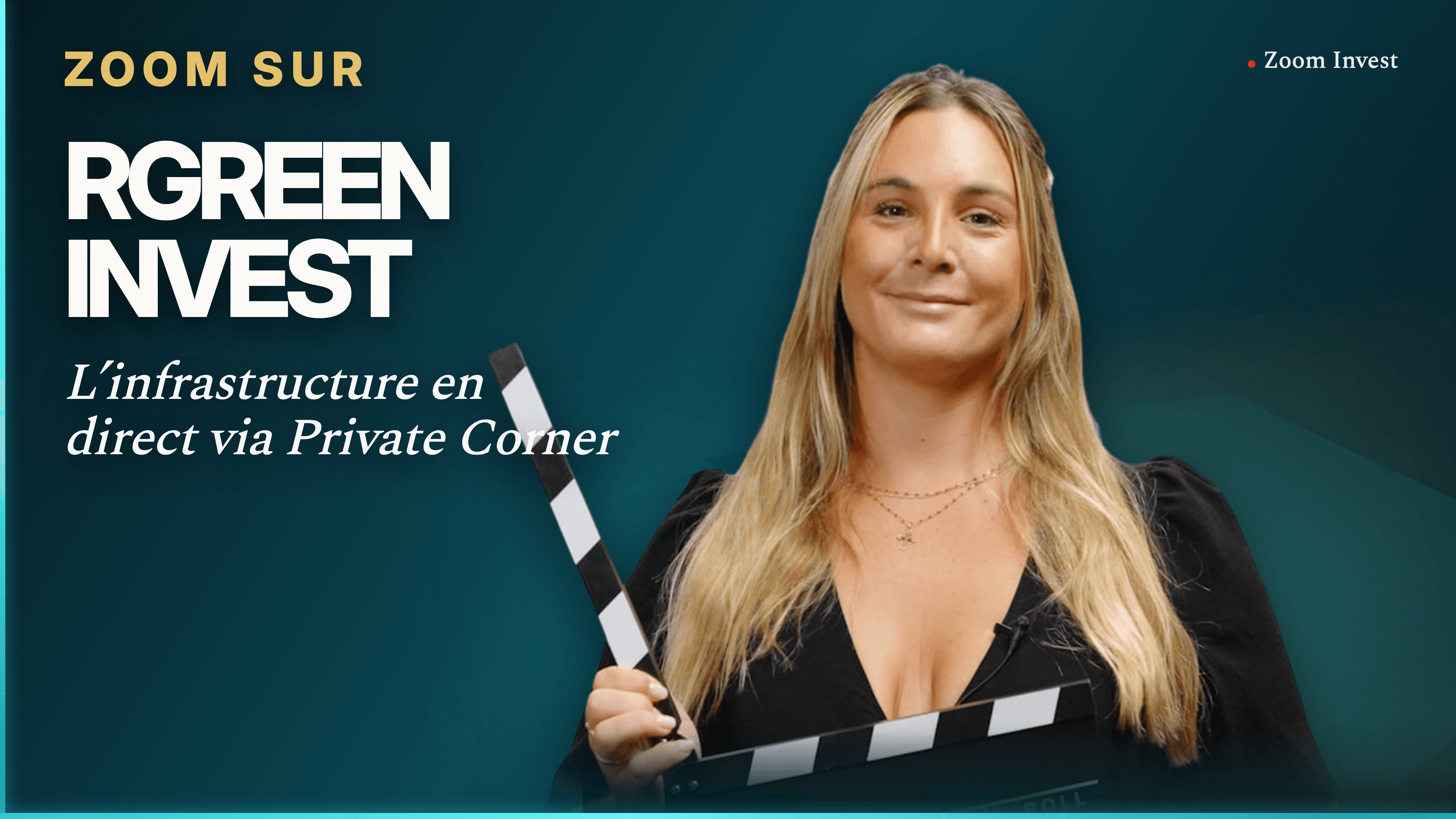 RGREEN INVEST ouvre son expertise infrastructure avec la création d’une part en direct sur Private Corner